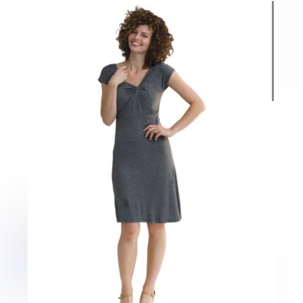 NEW Majamas Sea Nursing Dress Gray Women’s Size Medium